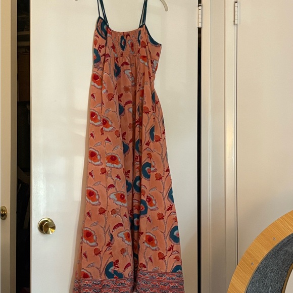Floral Spaghetti Strap Maxi Dress - Multicolor - Picture 2 of 3